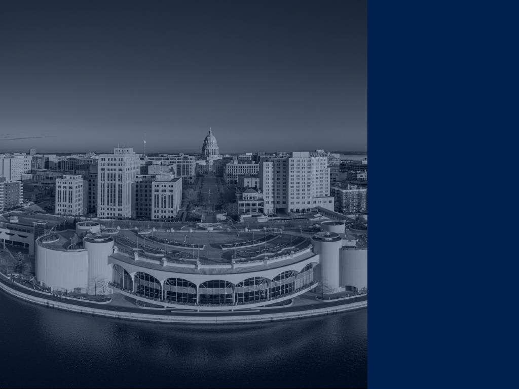 Madison, domed capitol building, waterfront architecture, SD Desktop Wallpaper