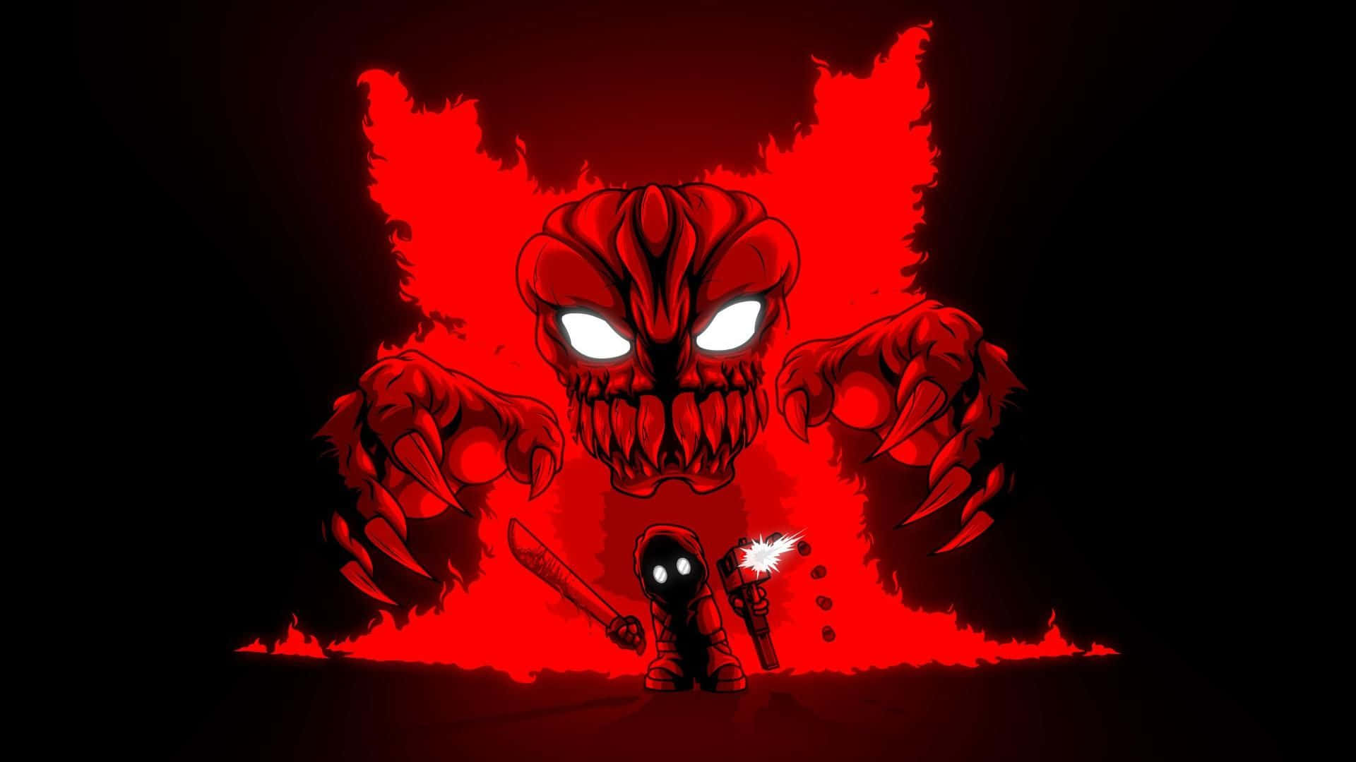 Madness Combat, glowing eyes, sparking weapon, Full HD Desktop Wallpaper