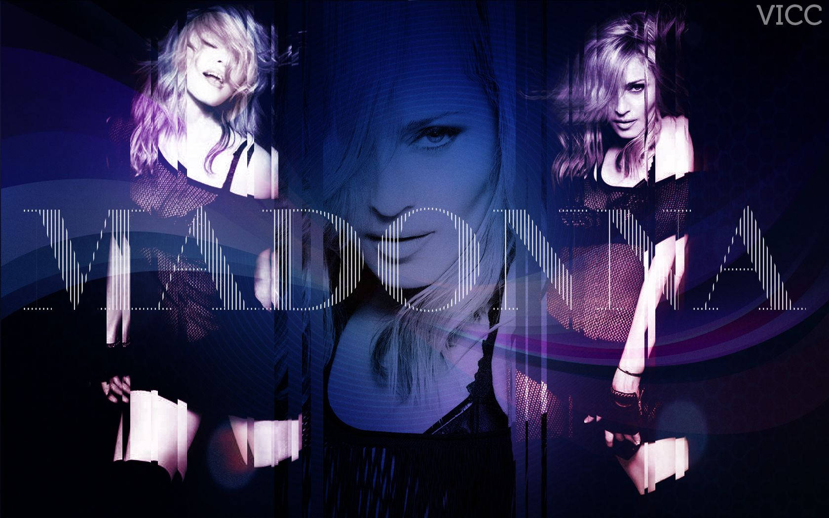 Madonna, purple, blue lighting, HD Desktop Wallpaper