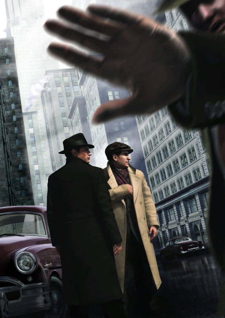 Mafia iPhone, trench coats, hats, SD Phone Wallpaper
