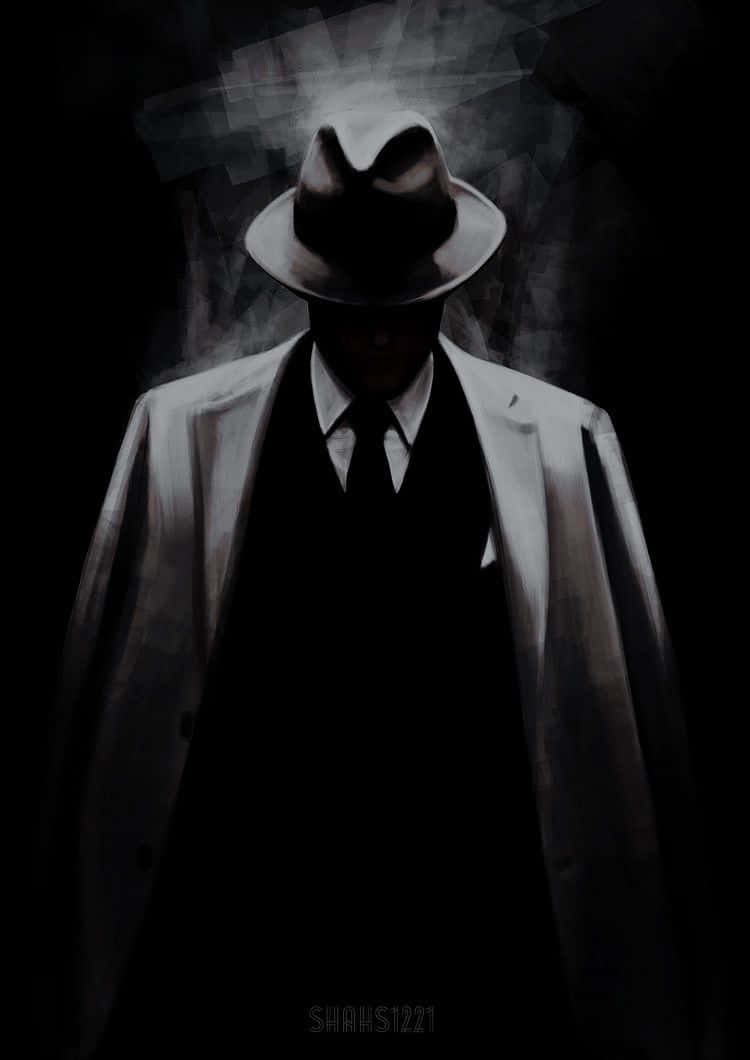 Mafia iPhone, fedora, trench coat, SD Phone Wallpaper