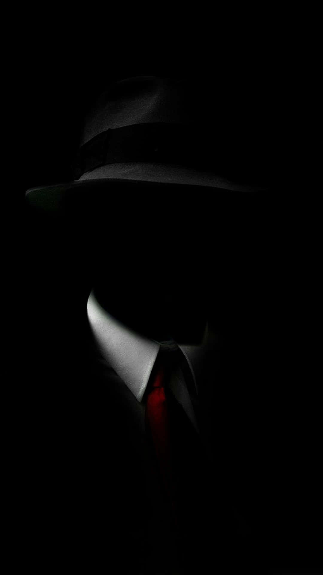 Mafia iPhone, fedora, red tie, Full HD Phone Wallpaper