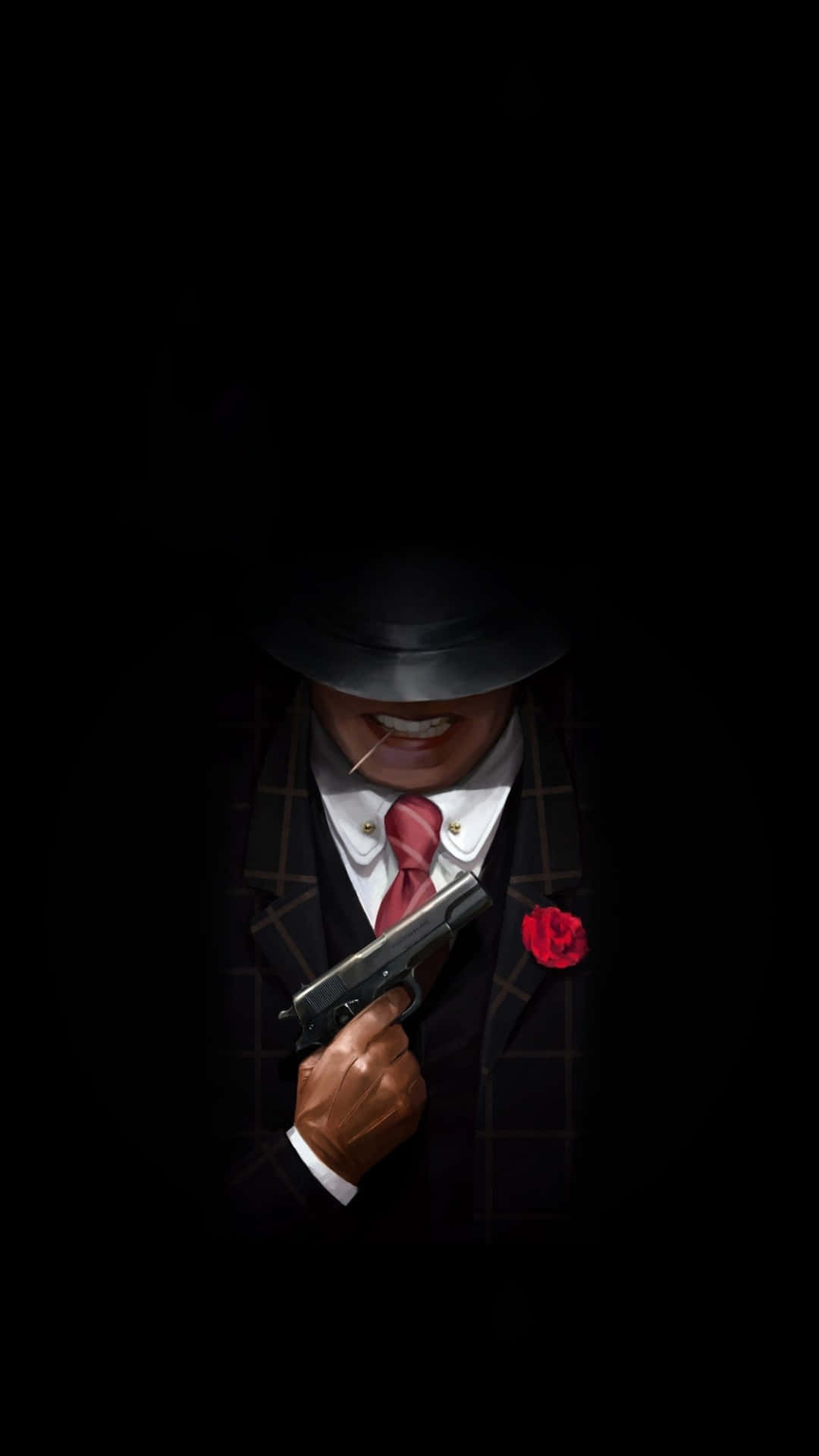 Mafia, iPhone, fedora, Full HD Phone Wallpaper