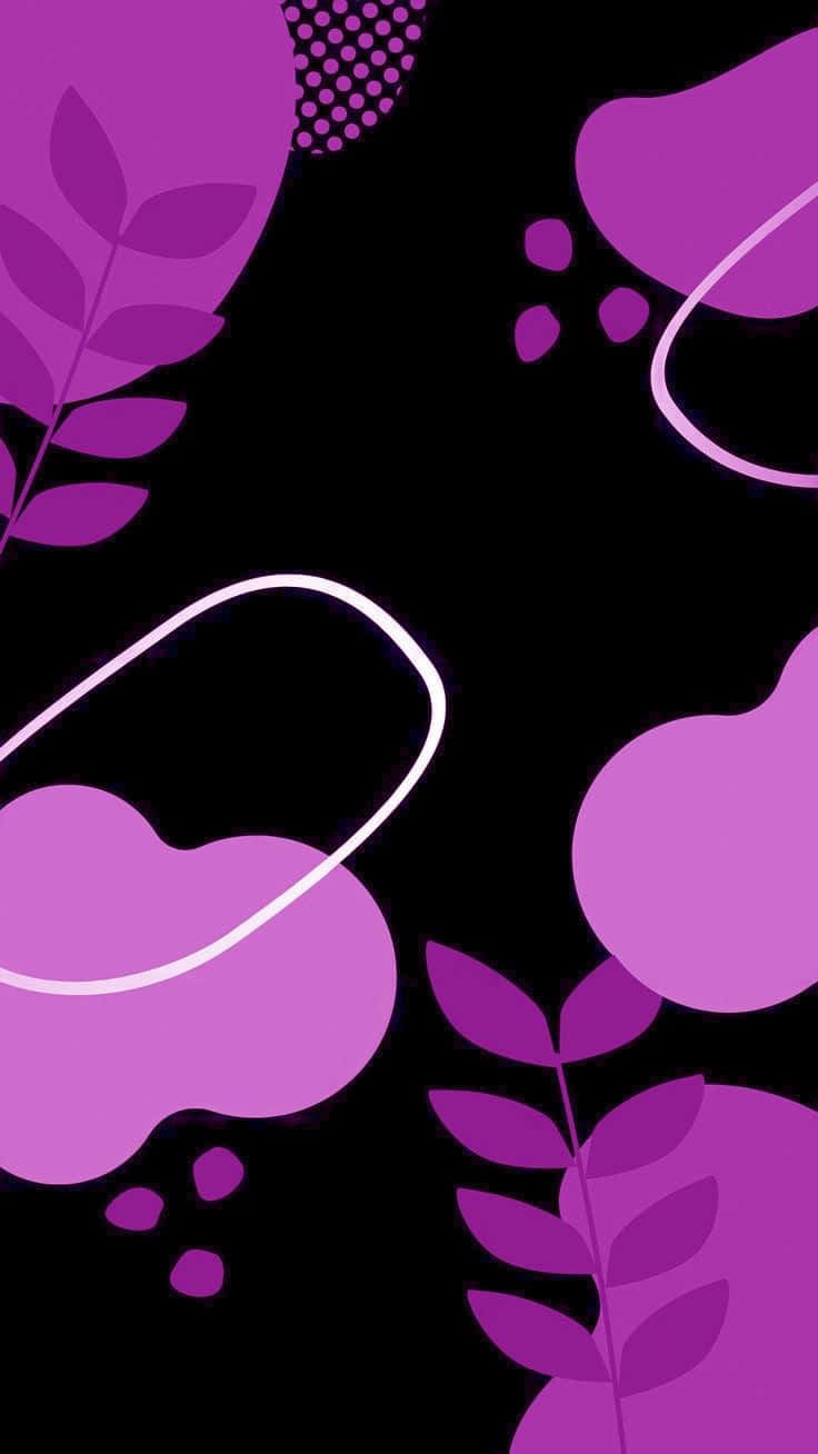 Magenta, abstract floral background, vibrant purple, HD Phone Wallpaper