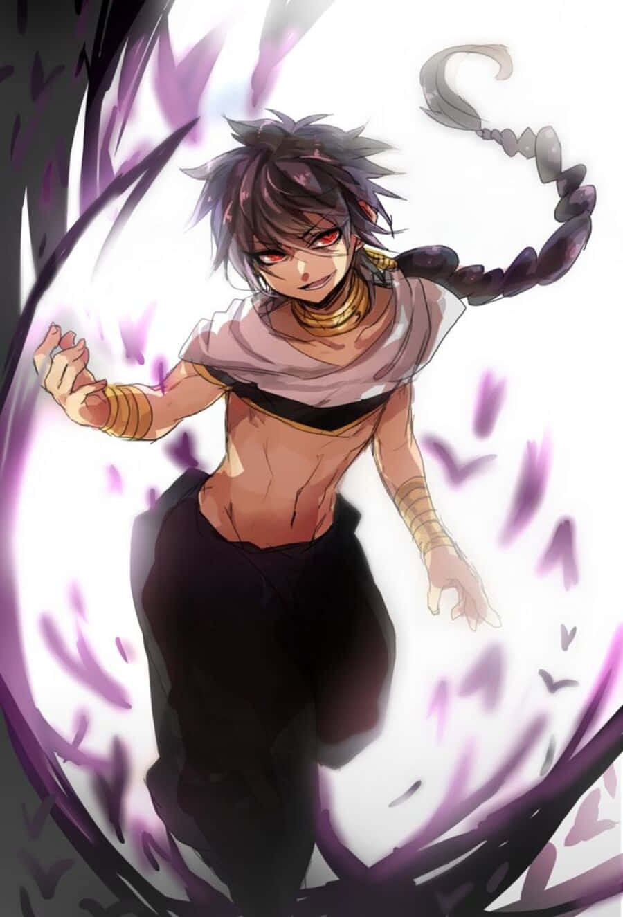 Magi Judar, dark sorcerer, scorpion-tailed weapon, HD Phone Wallpaper