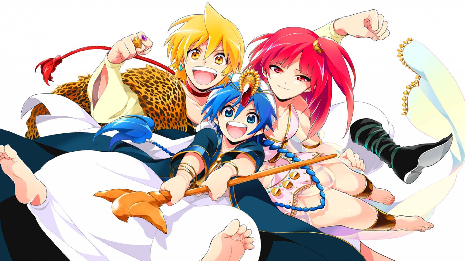 Magi The Kingdom Of Magic, protagonist, anime characters, Full HD Desktop Wallpaper