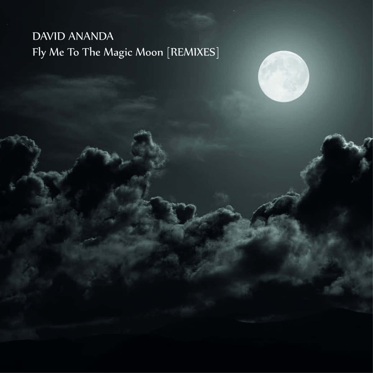 Magic Moon, full moon, dramatic dark clouds, SD Desktop Wallpaper