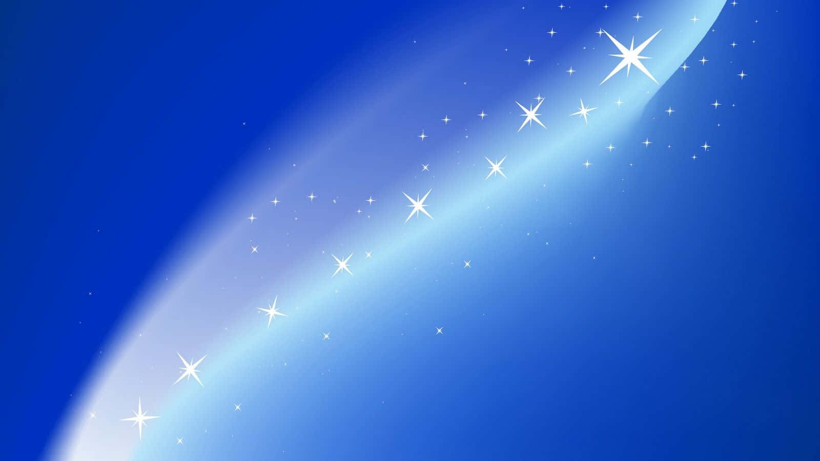 Magical Night Sky, ray of light, twinkling white stars, HD Desktop Wallpaper