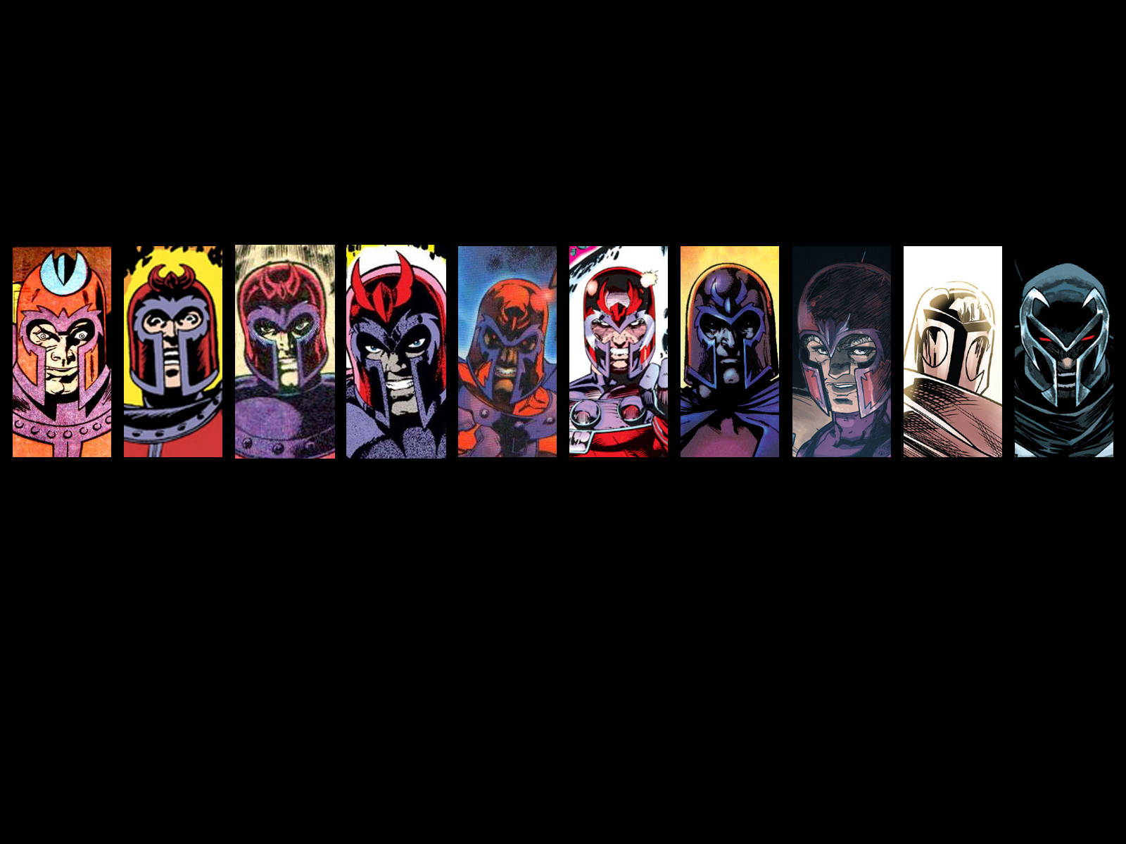 Magneto, black background, illustrated, HD Desktop Wallpaper