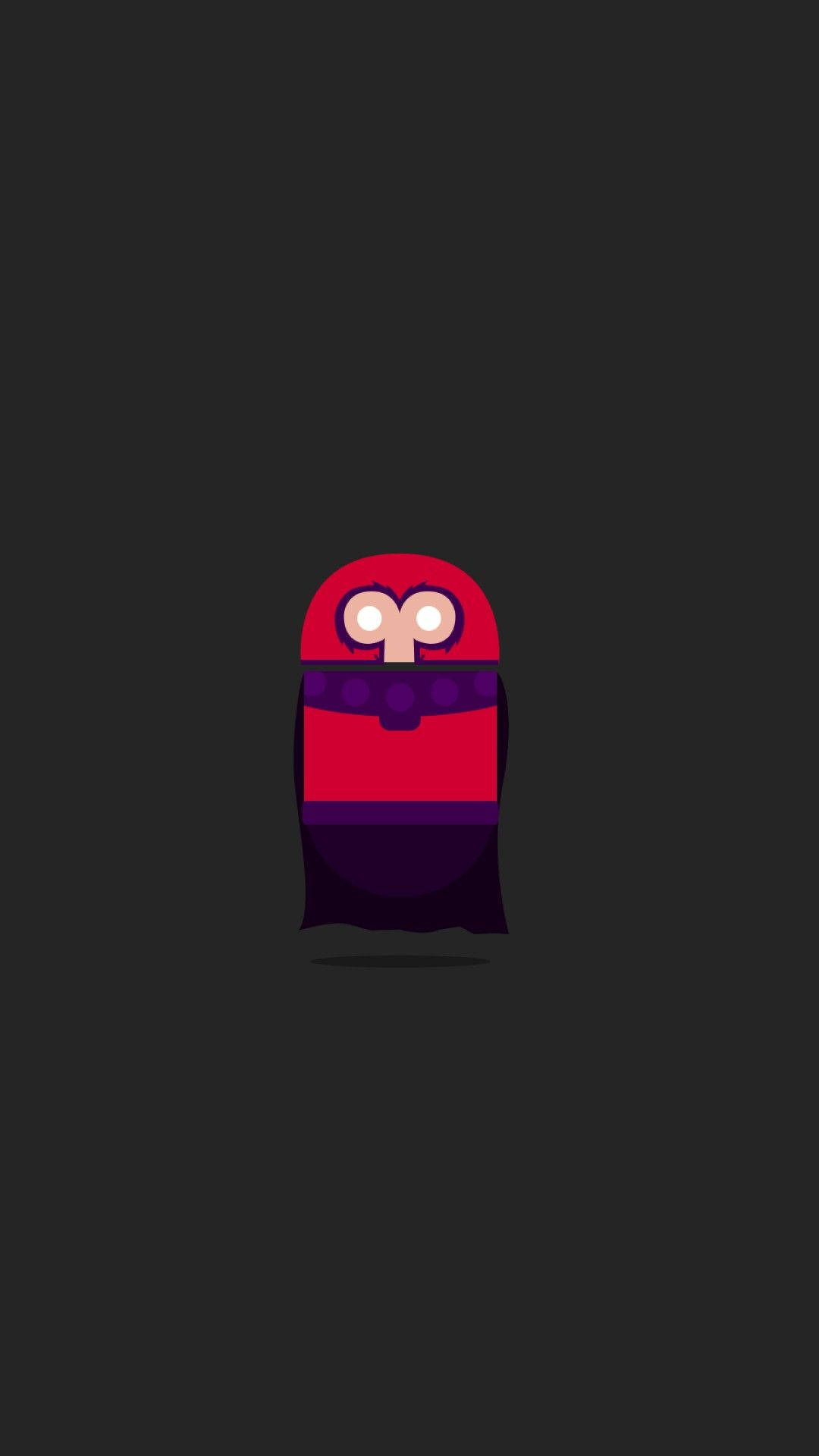 Magneto, red, purple, Full HD Phone Wallpaper