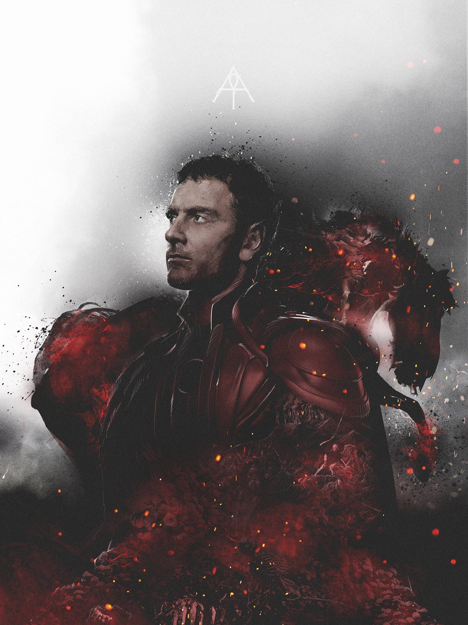 Magneto, red horse, dark armor, Full HD Phone Wallpaper