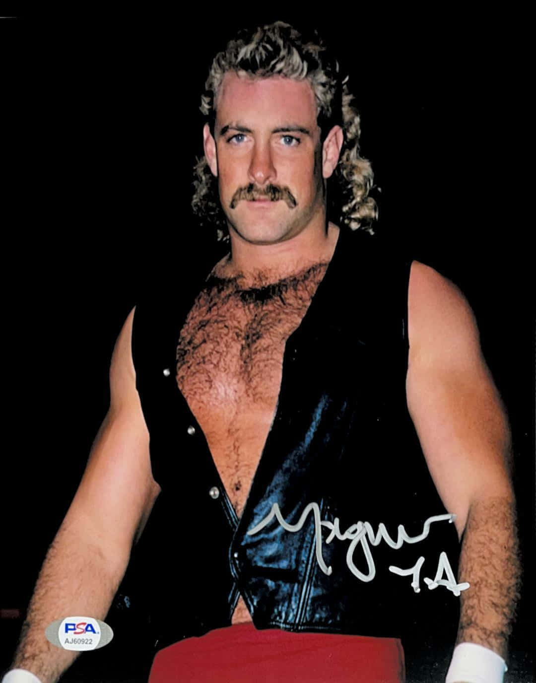 Magnum TA, black leather vest, red pants, HD Phone Wallpaper