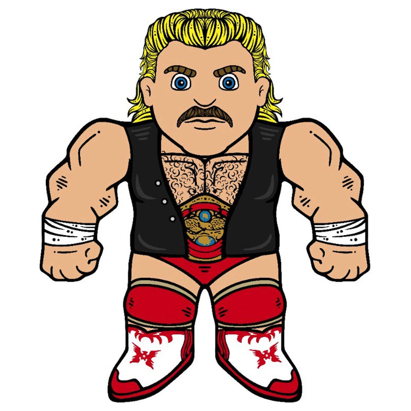 Magnum TA, black vest, red trunks, HD Desktop Wallpaper