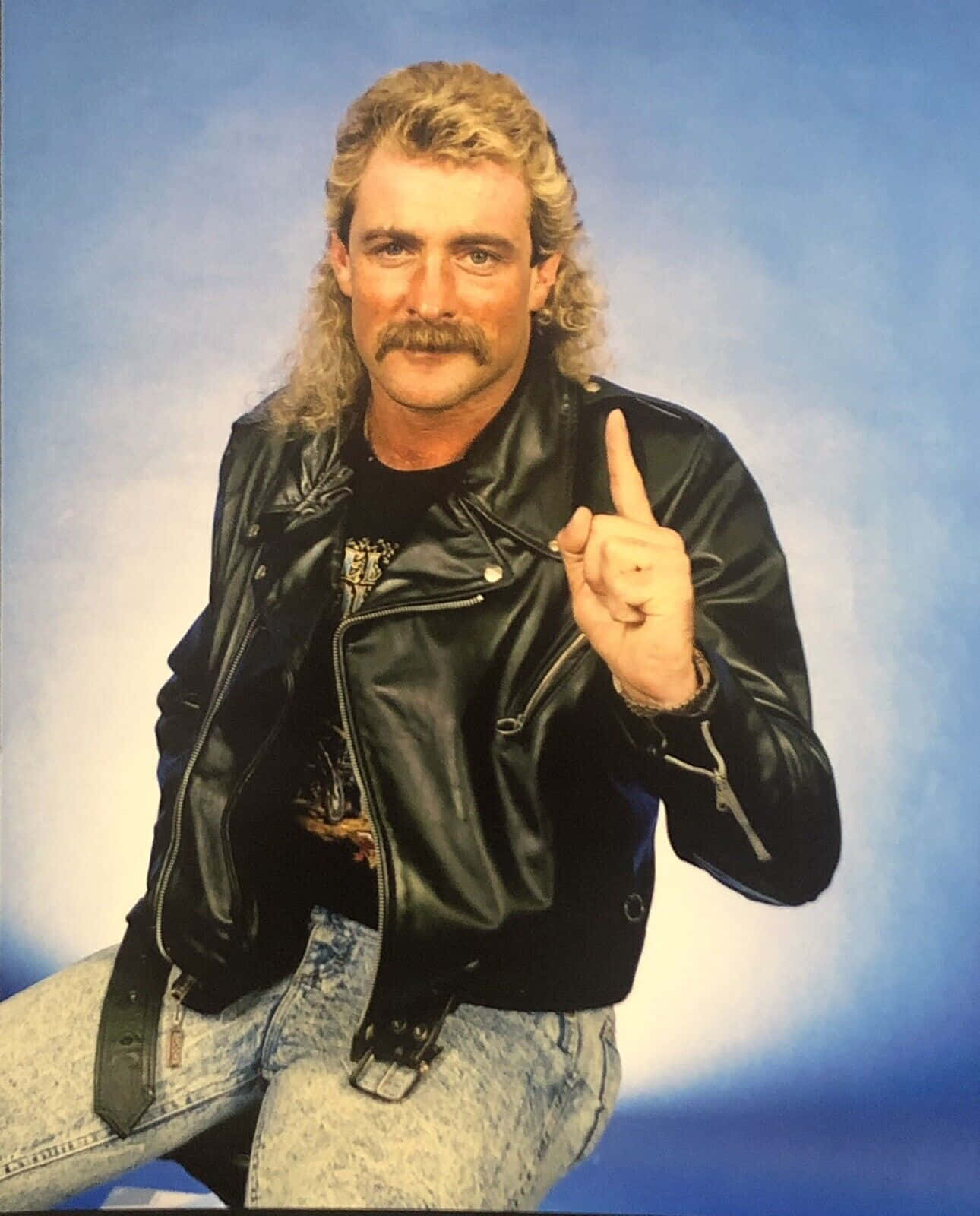 Magnum TA, black leather jacket, curly hair, HD Phone Wallpaper