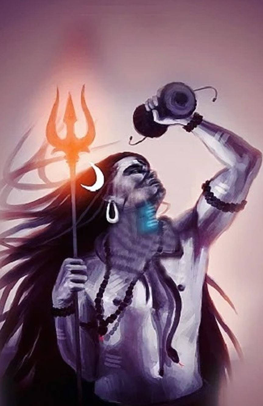 Mahadev, Full HD, fiert torch, HD Phone Wallpaper