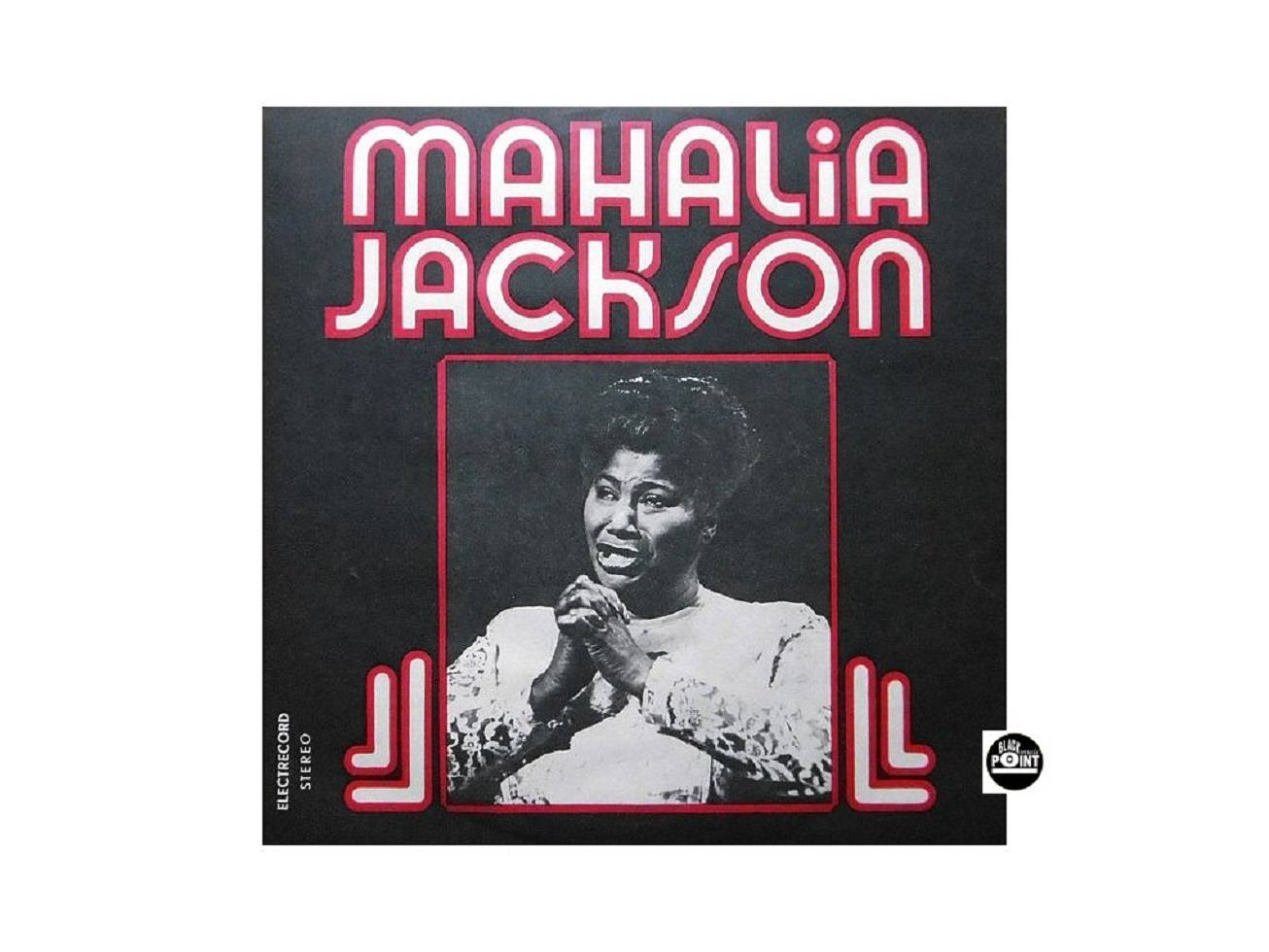 Mahalia Jackson, 1977 album, bold red typography, HD Desktop Wallpaper