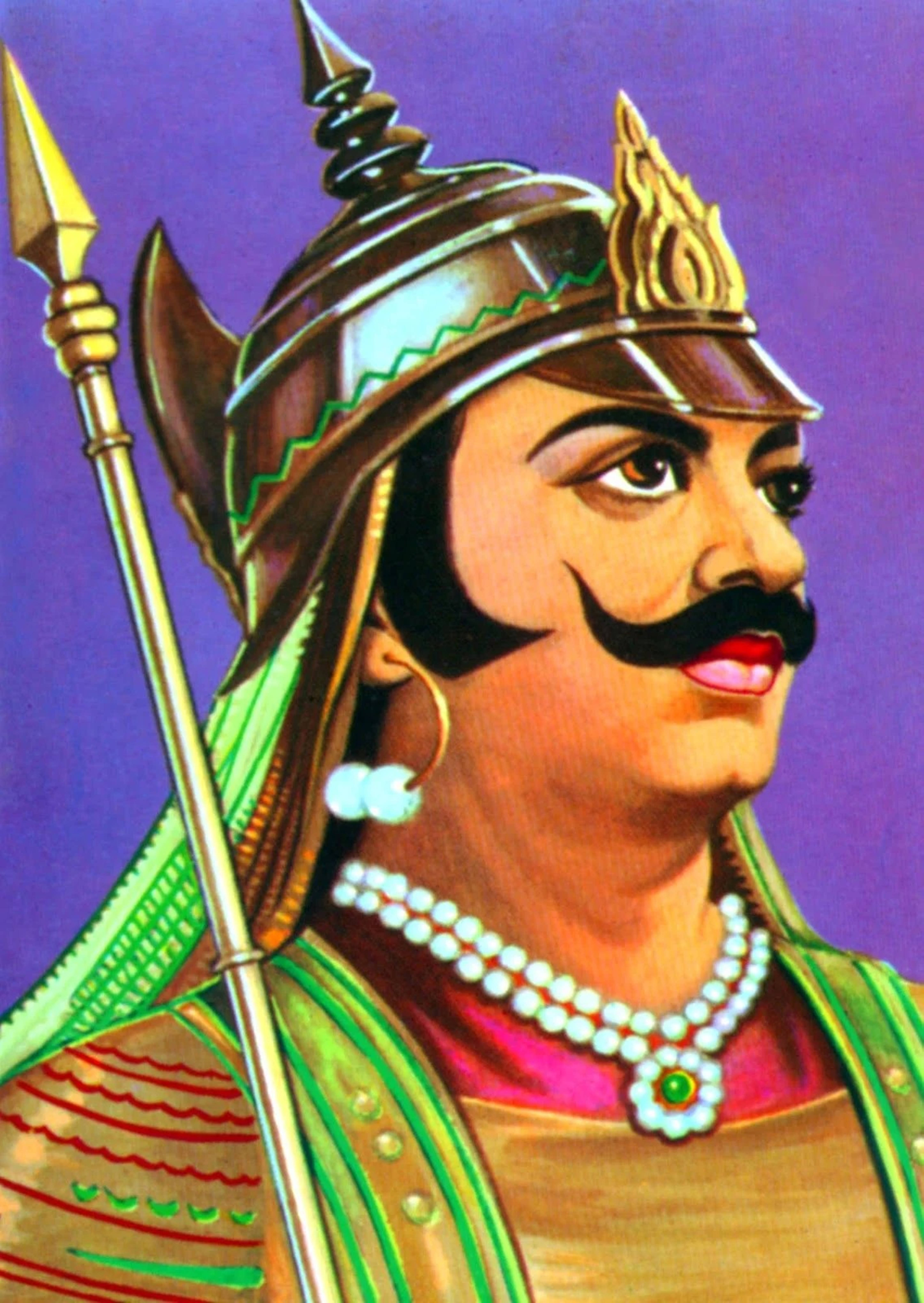 Maharana Pratap, digital portrait, 4K, 5K Phone Wallpaper