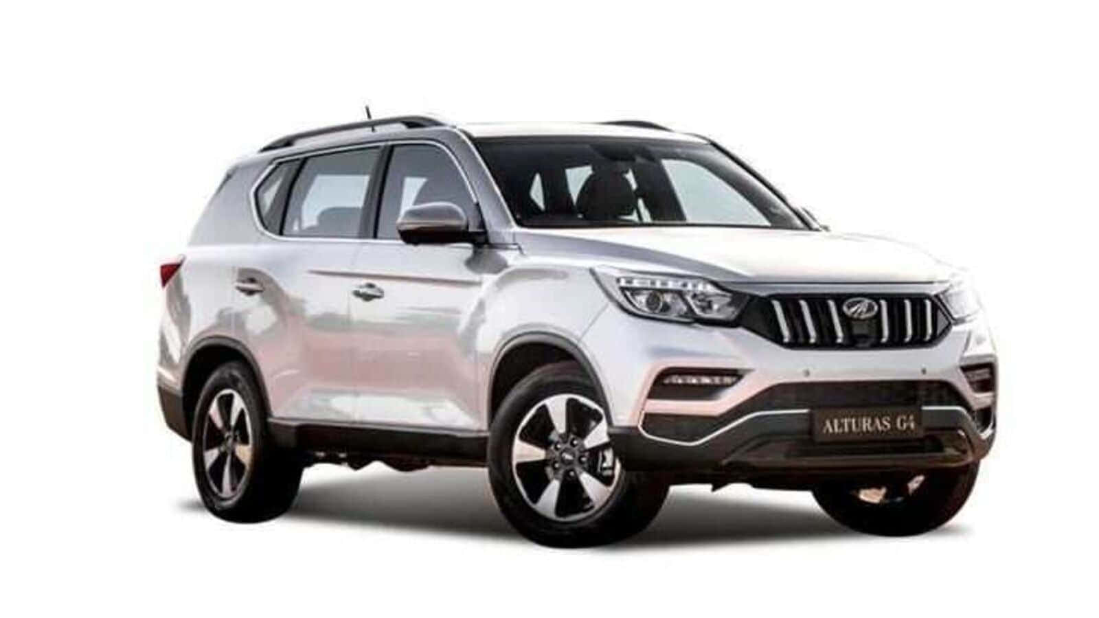 Mahindra Alturas G4, sleek silver SUV, black trim, HD Desktop Wallpaper