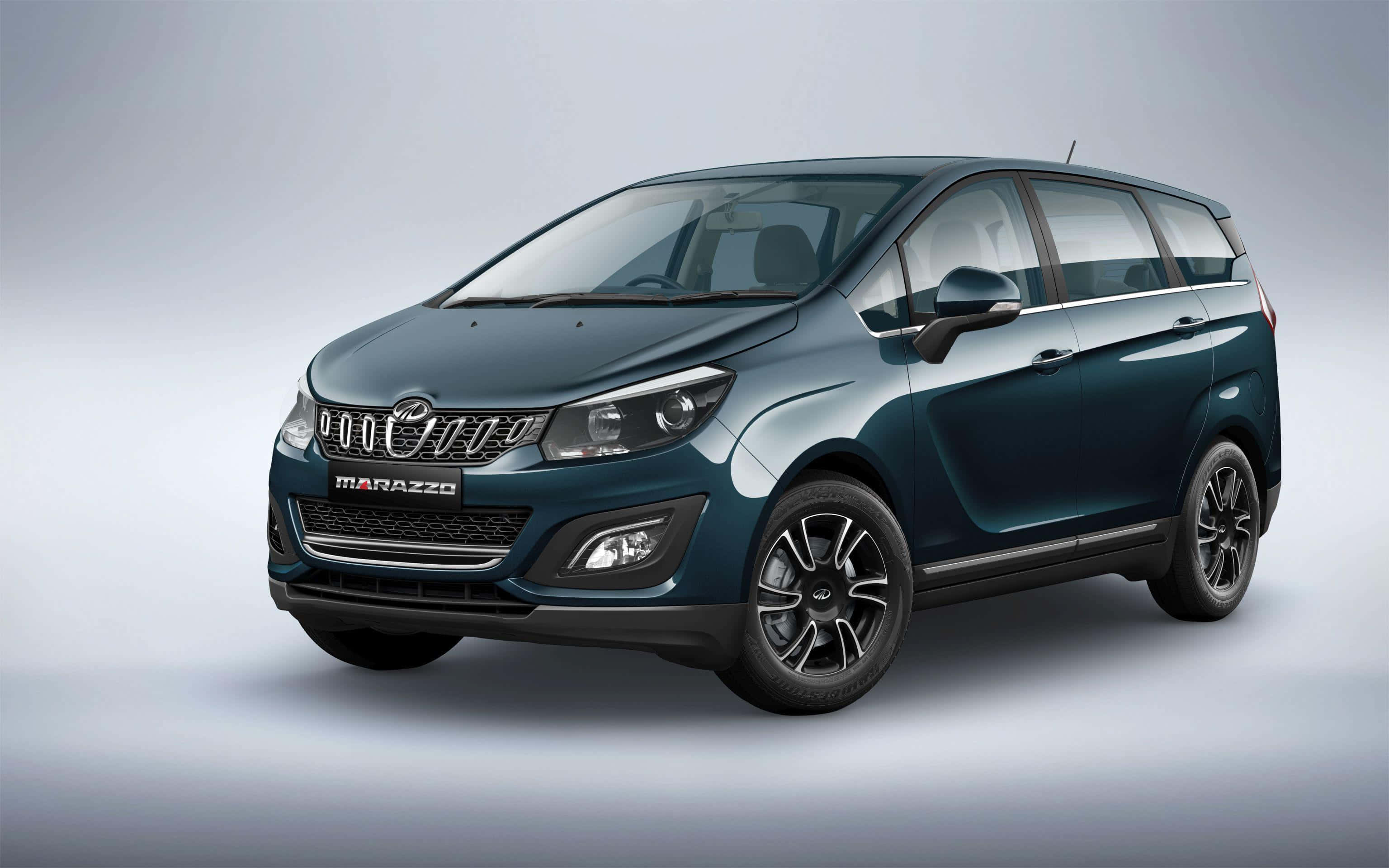 Mahindra Marazzo, dark teal, MPV, 2K Desktop Wallpaper