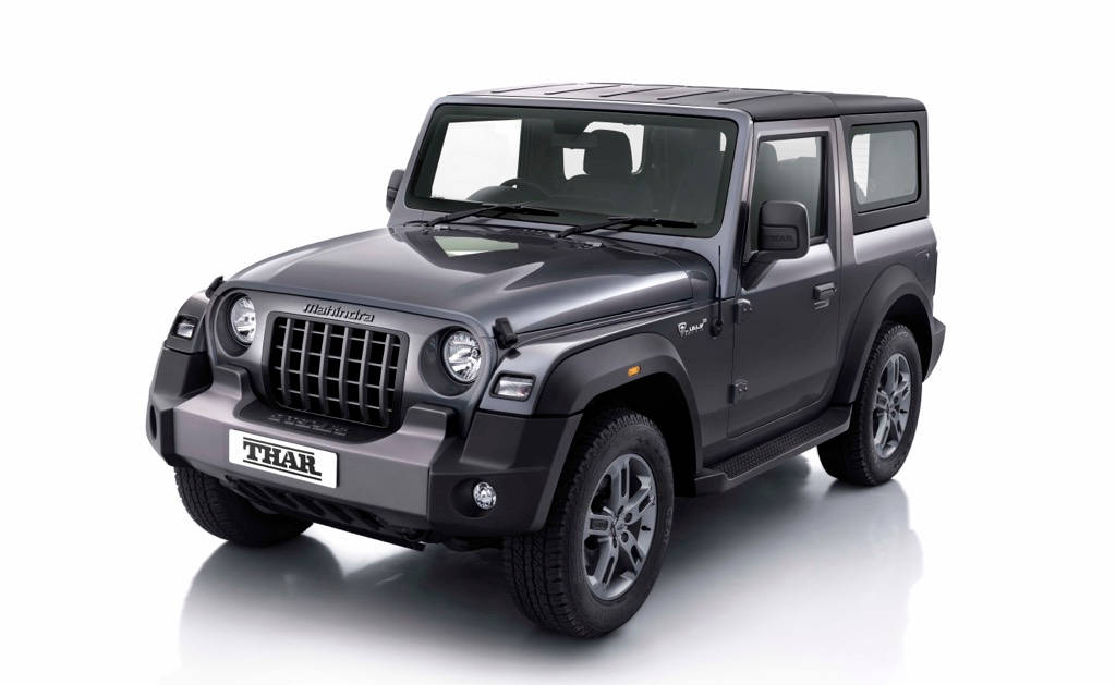 Mahindra Thar 2021, Galaxy Gray, matte gray, SD Desktop Wallpaper