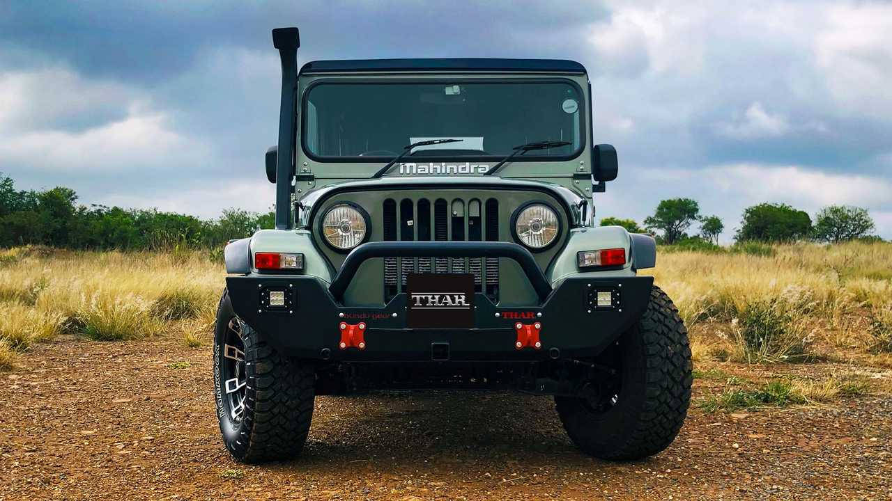 Green Mahindra Thar 2021, Mahindra Thar, 2021, HD Desktop Wallpaper