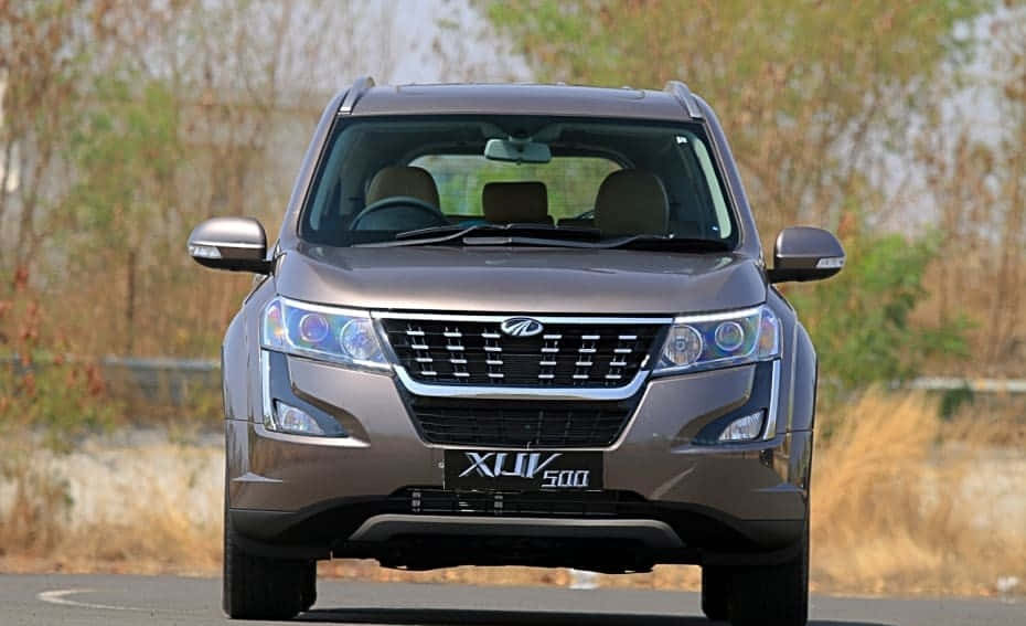 Mahindra XUV500, metallic brown, SUV, SD Desktop Wallpaper