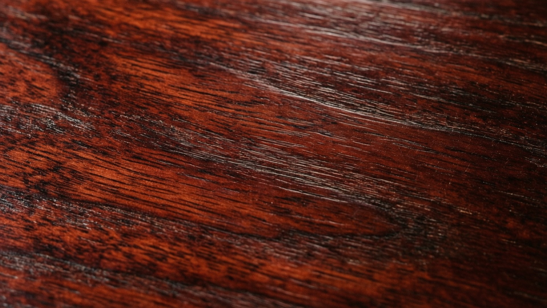 polished mahogany grain, rich dark red wood grain, natural texture, Full HD Desktop Wallpaper