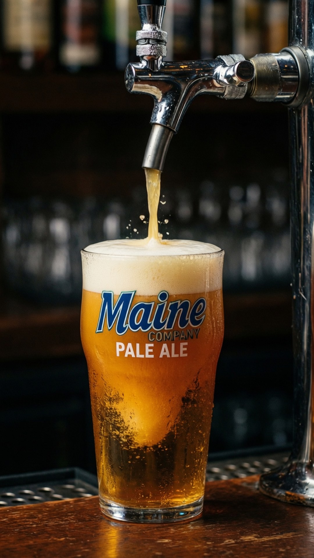 Maine Beer Company, pale ale, pouring, Full HD Phone Wallpaper