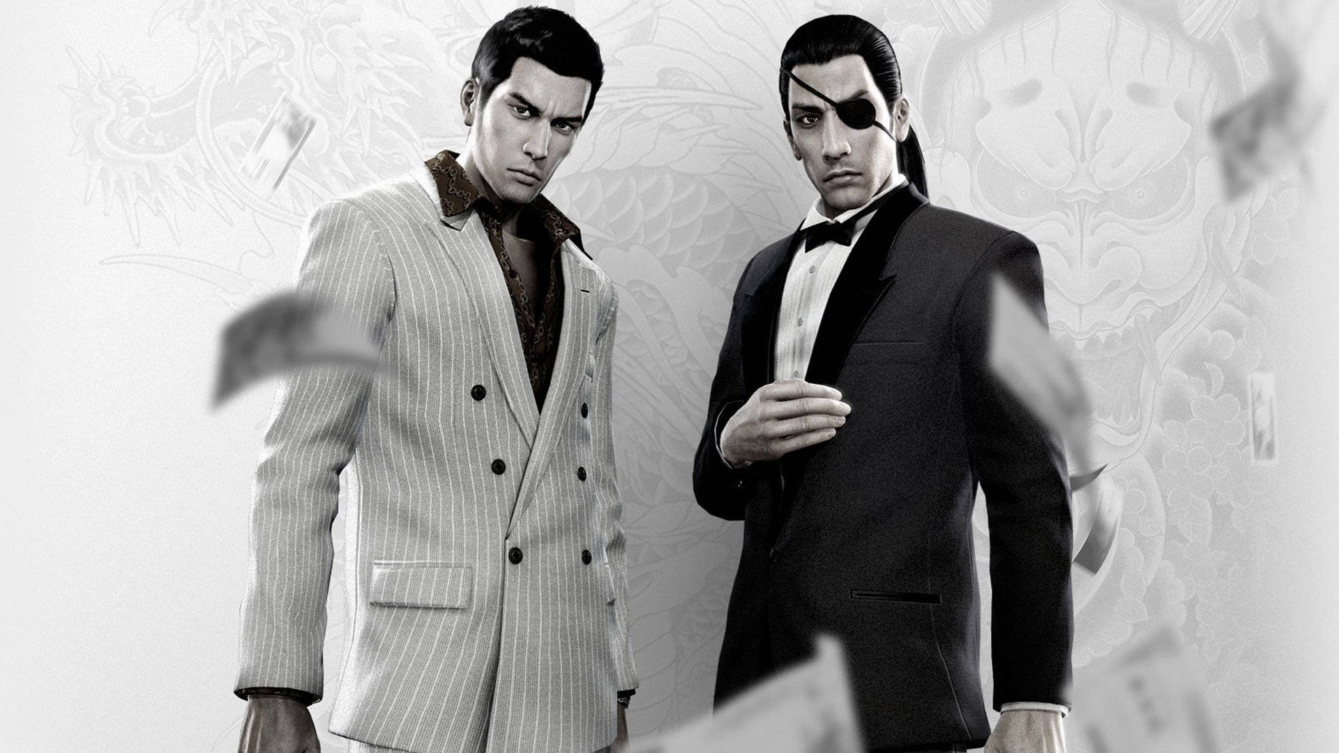 Majima Goro, anime, suits, Full HD Desktop Wallpaper