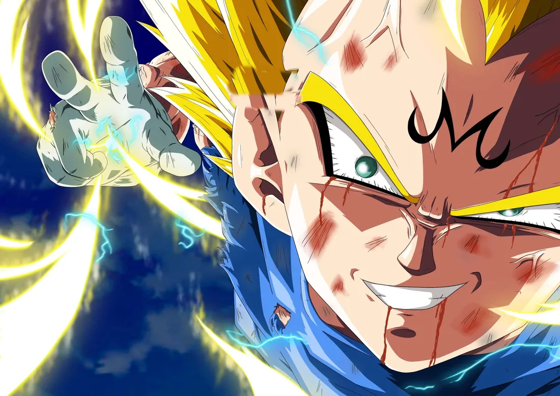 Majin Vegeta Smile