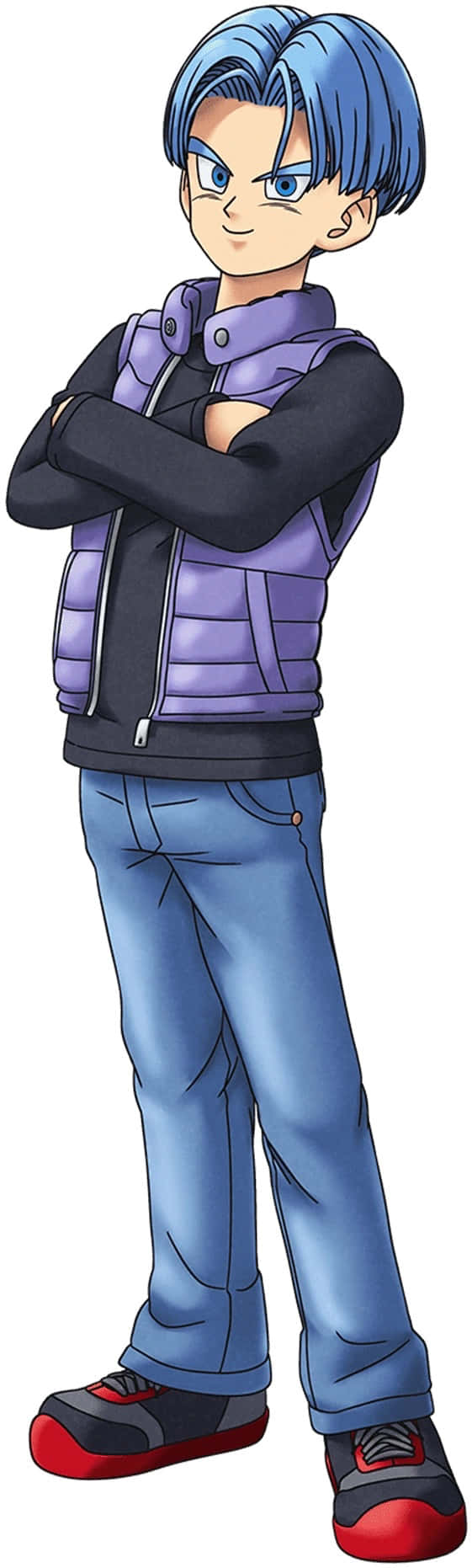 Vegeta, blue hair, purple vest, HD Phone Wallpaper