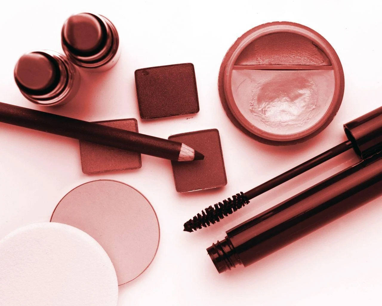light burgundy, brown-toned makeup, eyeshadows, HD Desktop Wallpaper