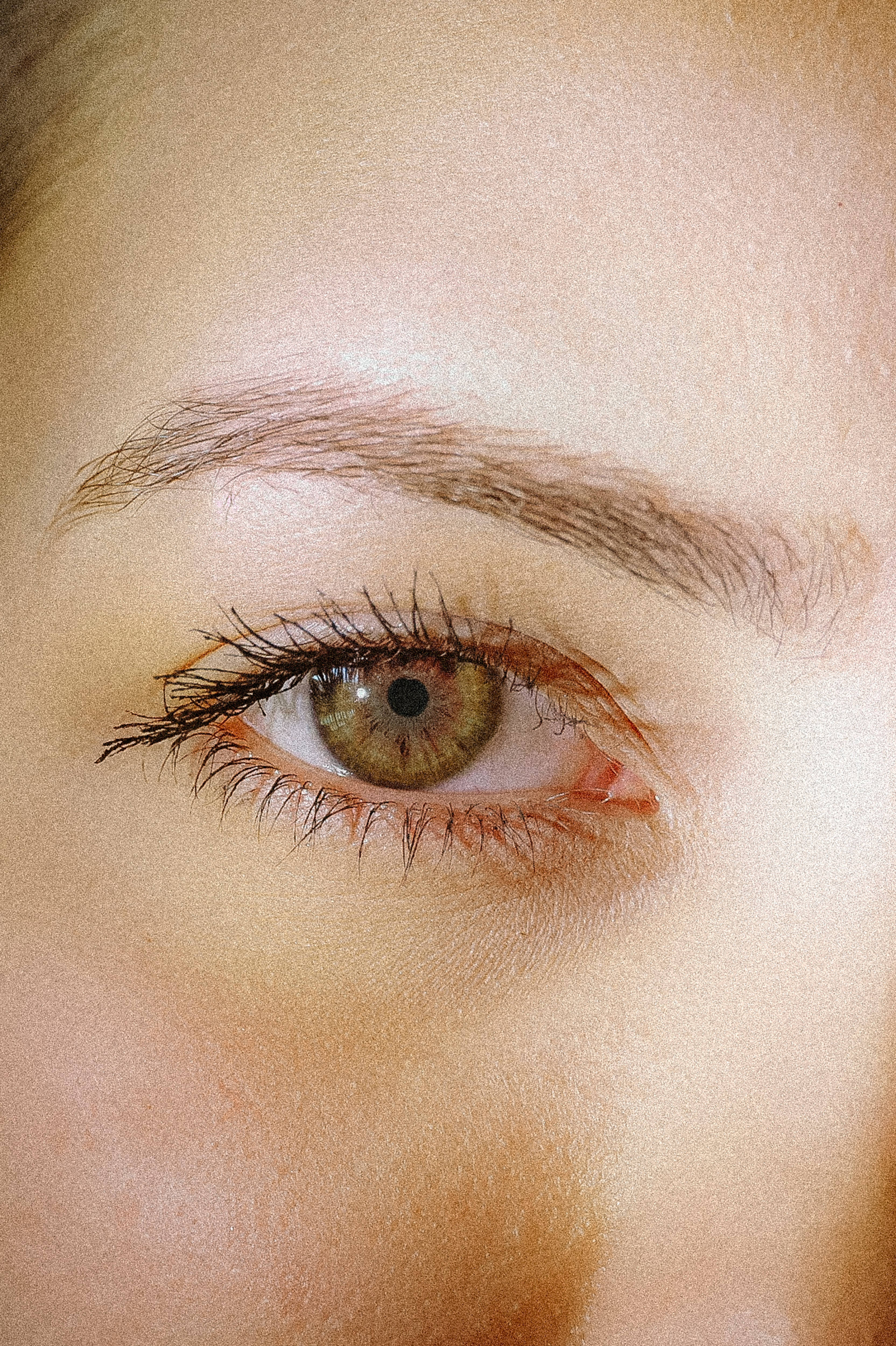 girl eye face makeup macro, human eye, detailed lashes, 4K Phone Wallpaper