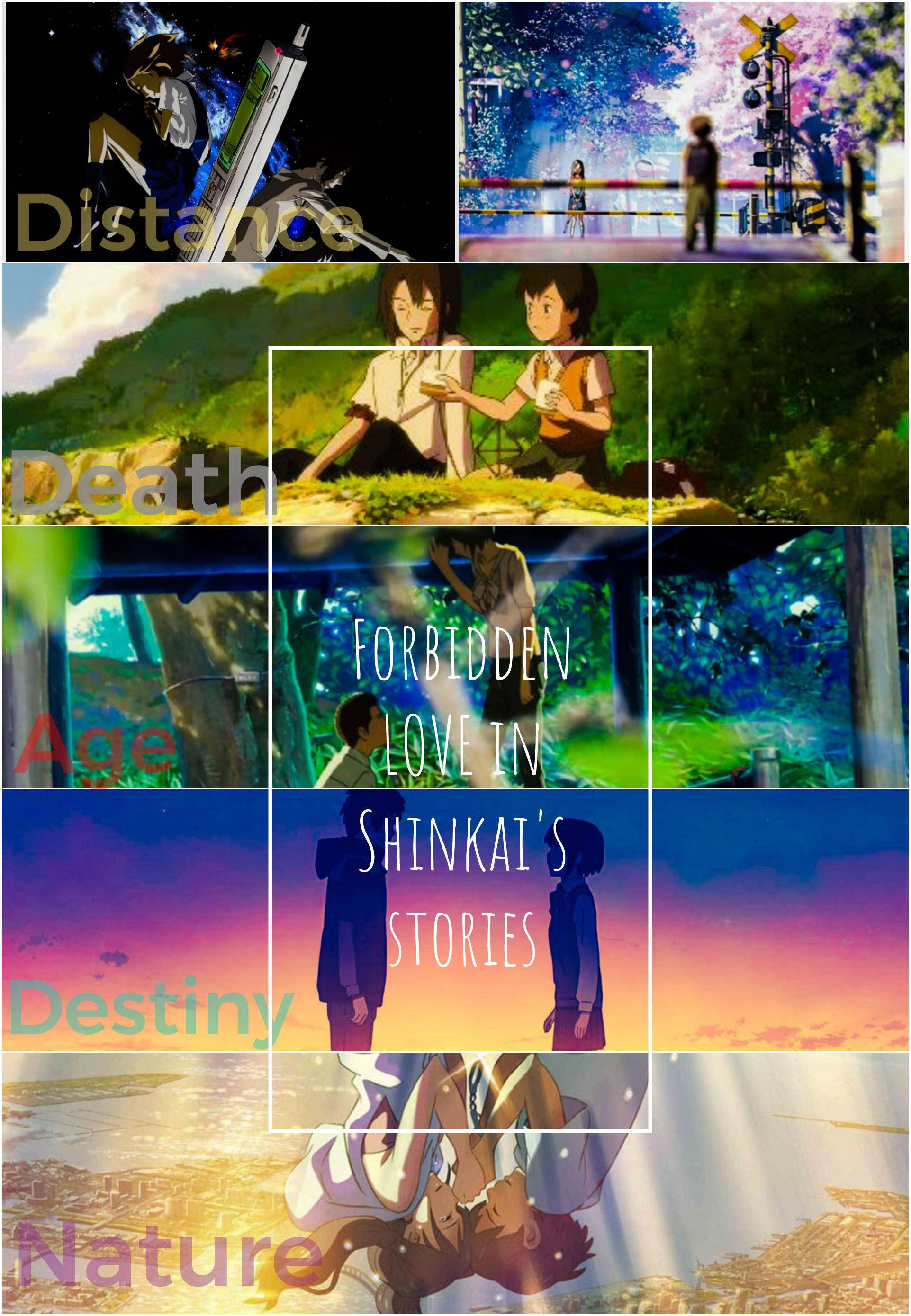 Makoto Shinkai, film, forbidden love, 2K Phone Wallpaper