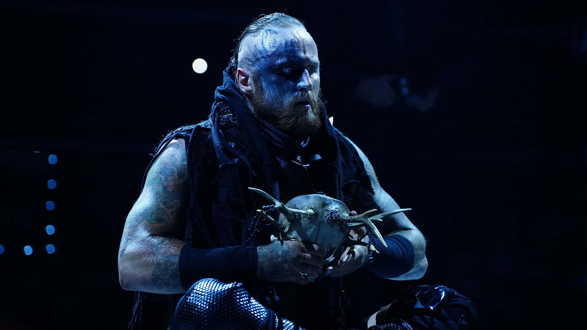 Malakai Black, Dutch professional wrestler, crab skull, Full HD Desktop Wallpaper
