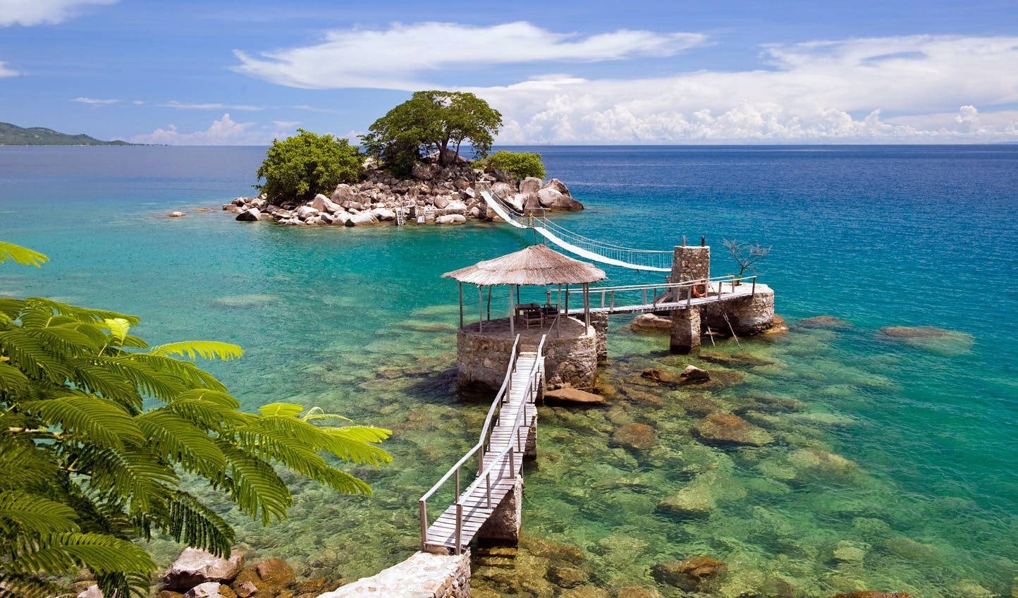 Malawi, hut, water, HD Desktop Wallpaper