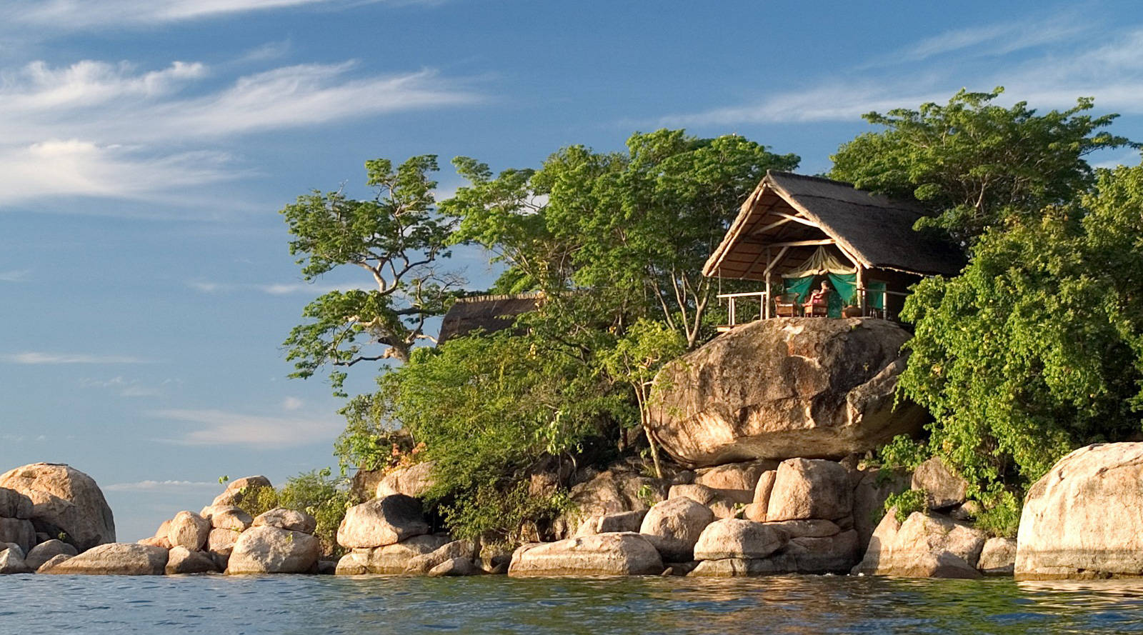 Malawi, hut, rocks, HD Desktop Wallpaper