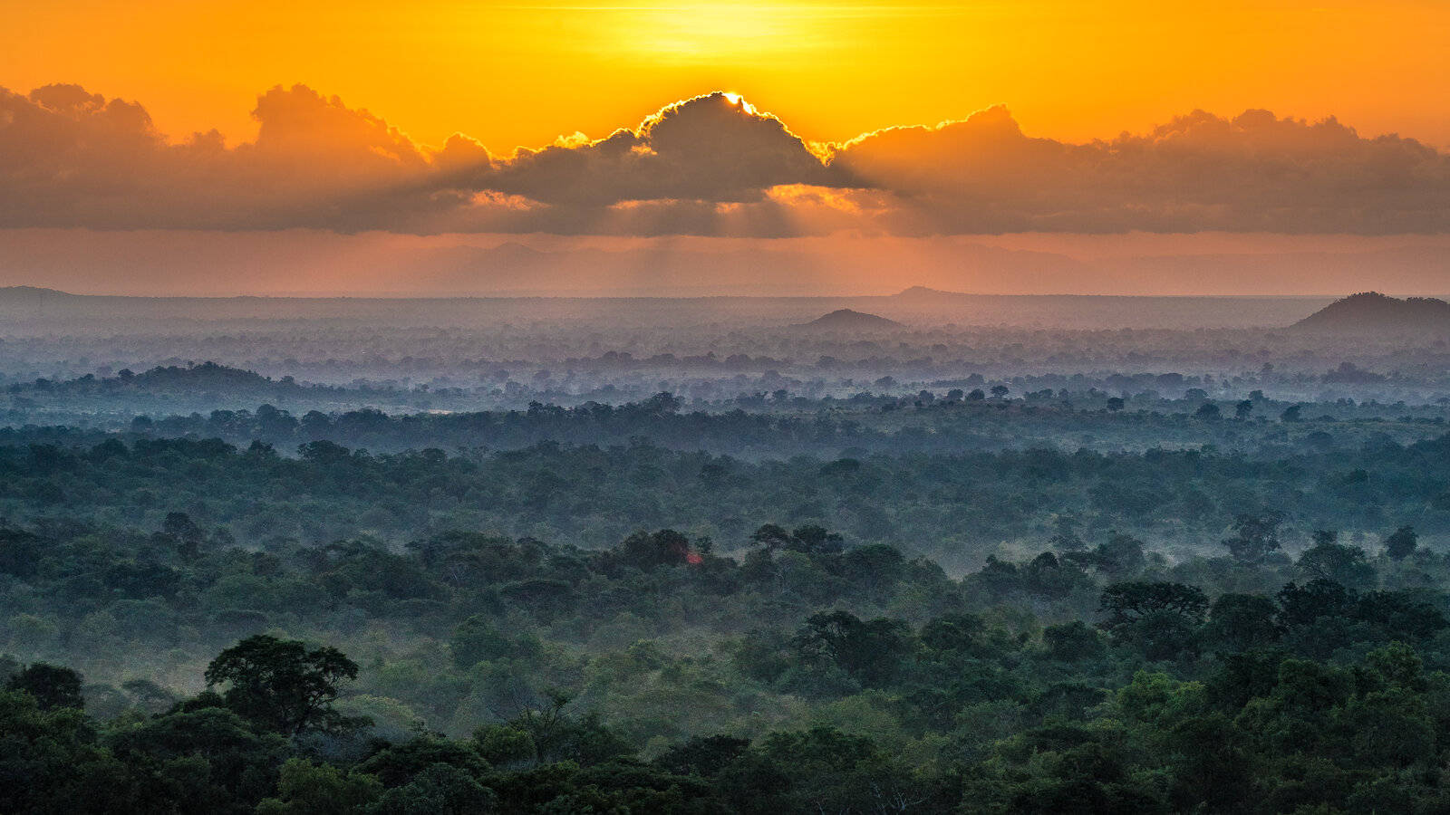 Malawi, sunset, sky, HD Desktop Wallpaper