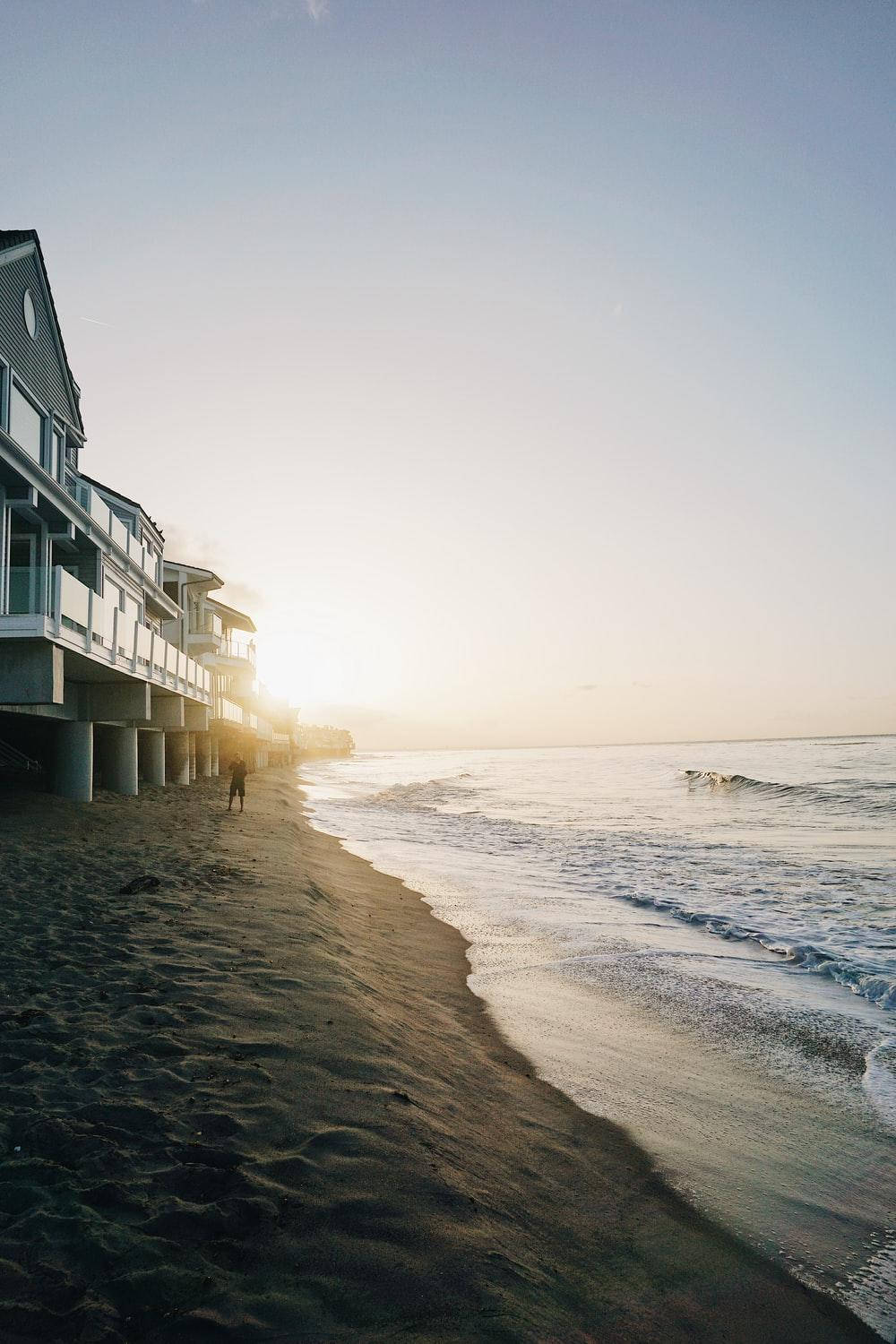 Malibu Beach, sandy beach, sunrise, HD Phone Wallpaper