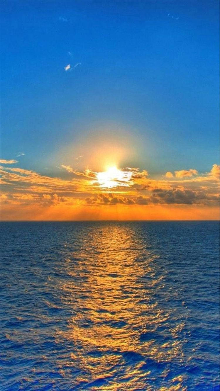 Malibu iPhone, ocean sunrise, sunset, HD Phone Wallpaper