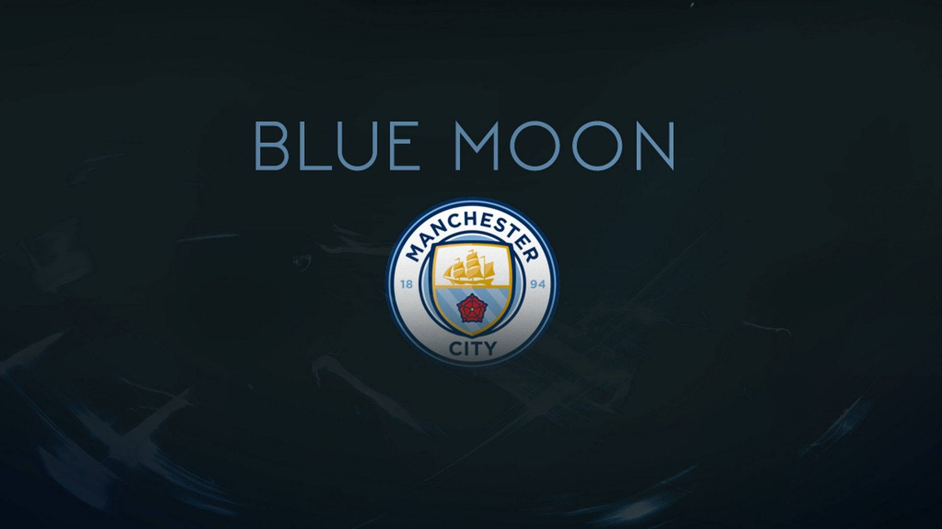 Manchester City, Blue Moon, Manchester City crest, Full HD Desktop Wallpaper