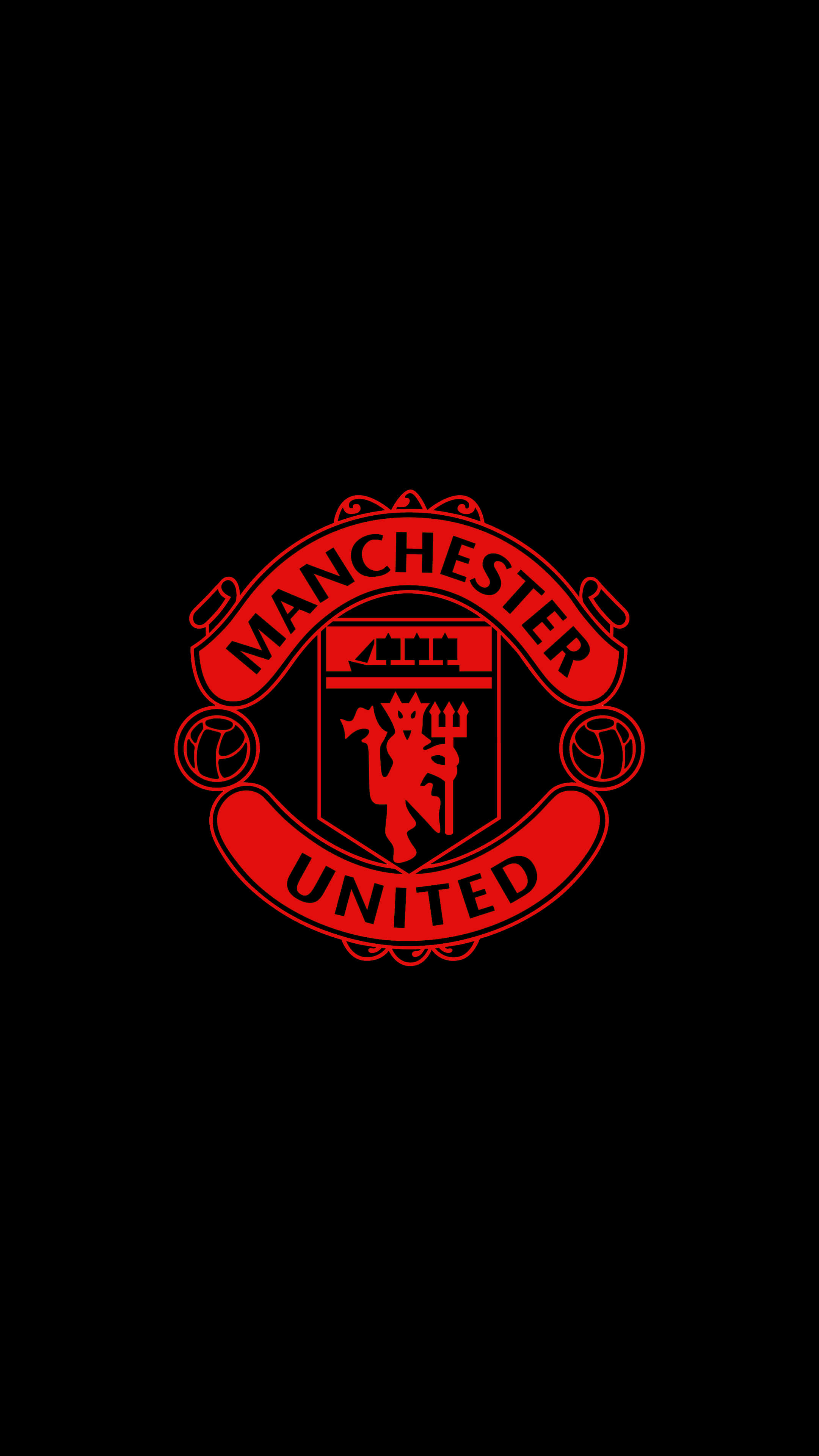 Manchester United, iOS, red, 4K Phone Wallpaper