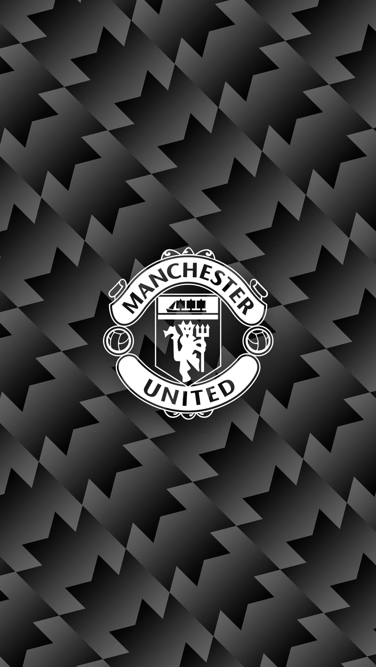 Manchester United, iPhone, white crest, Full HD Phone Wallpaper