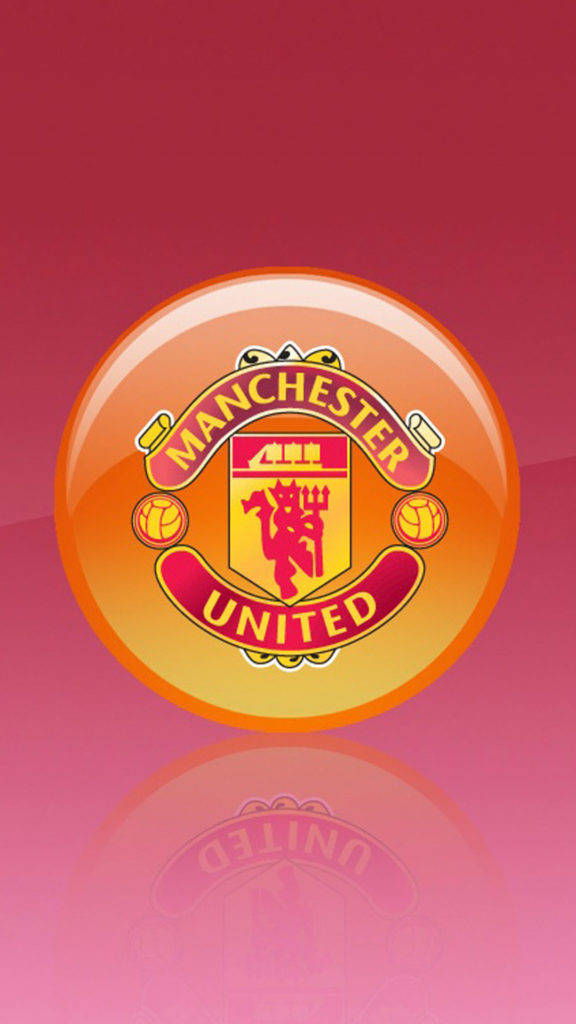 3d iPhone, Manchester United, crest, SD Phone Wallpaper