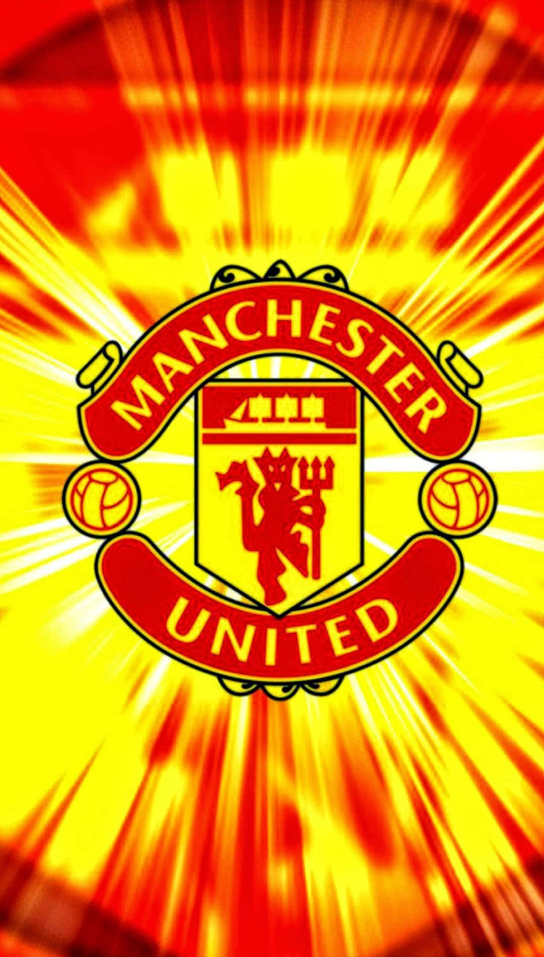 Manchester United, iPhone, fiery red, HD Phone Wallpaper