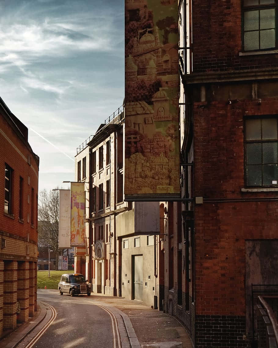 Manchester, street art, architecture, SD Phone Wallpaper