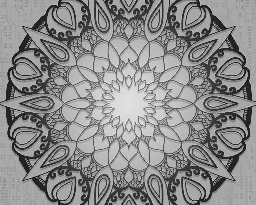 mandala, floral pattern, geometric patterns, SD Desktop Wallpaper