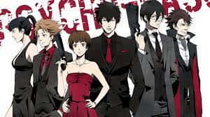 mandala art, anime characters, formal wear, SD Desktop Wallpaper