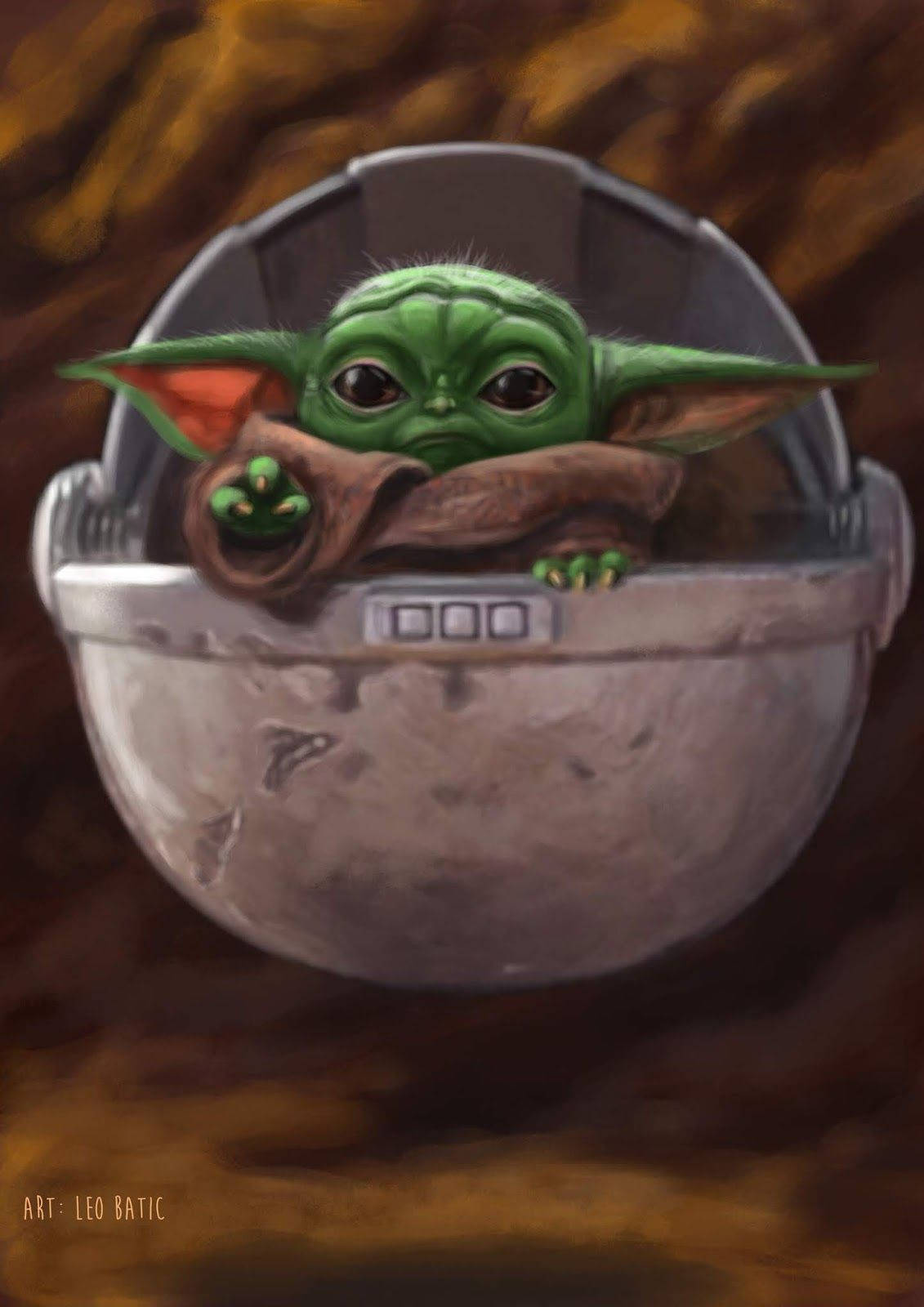 Baby Yoda, The Mandalorian, green-skinned, HD Phone Wallpaper