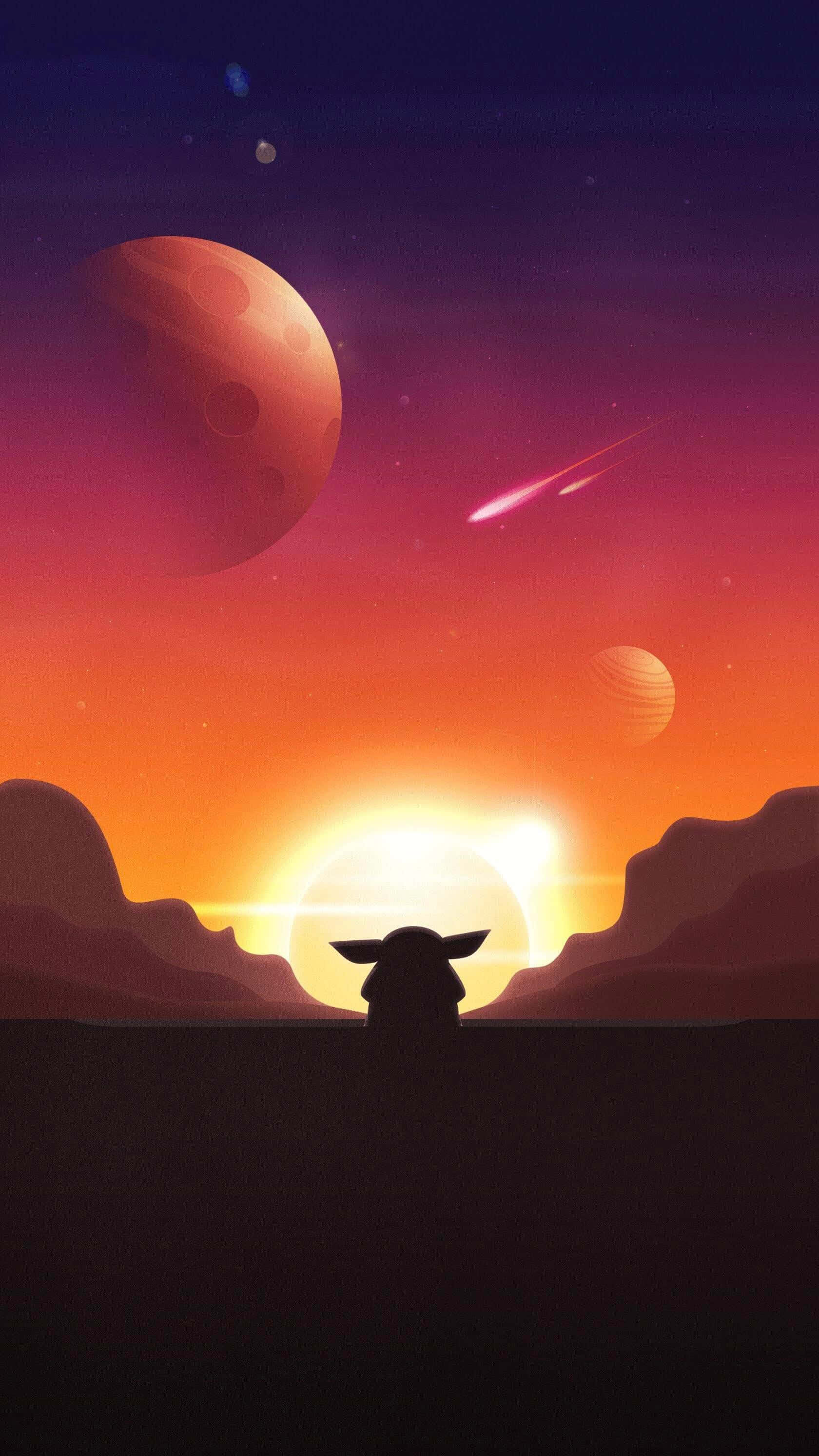 Baby Yoda, The Mandalorian, hooded cloak, 2K Phone Wallpaper